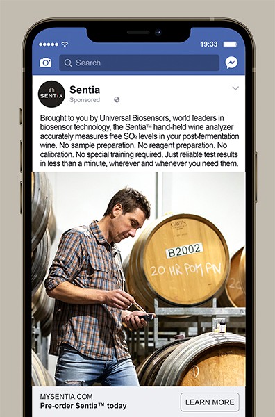 sentia™ social media launch, Campaign, Web/Digital, Advertising, Other
