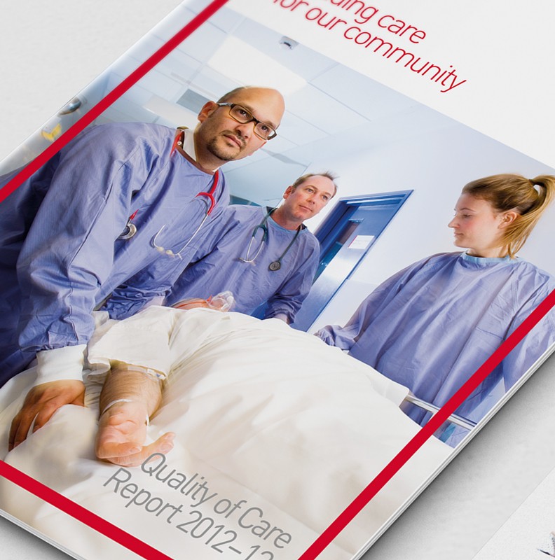 alfred health leading care, Design, Annual Report, Brochure, Healthcare
