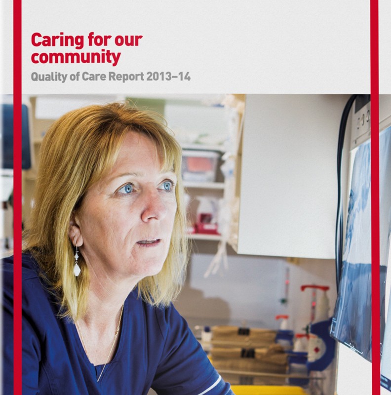 alfred health quality of care report, Design, Annual Report, Brochure, Healthcare