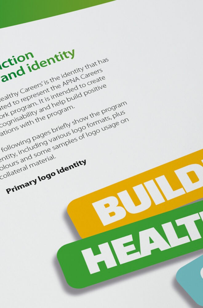 APNA building health careers, Branding, Design, Campaign, Healthcare