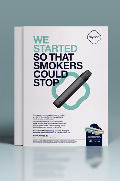 myriad smoking cessation, Campaign, Advertising, Pharmaceutical, Healthcare