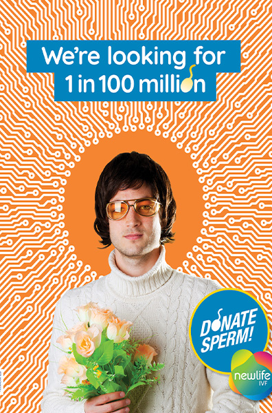 'one in 100 million' sperm donor, Campaign, Video, Advertising, Healthcare, Web/Digital